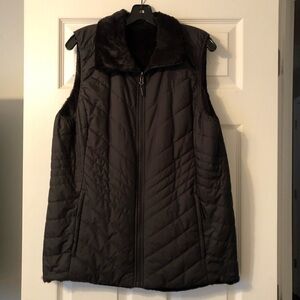 THE NORTH FACE black reversible vest size XL